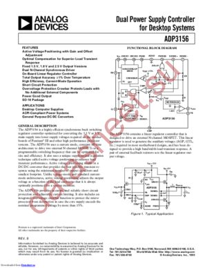 ADP3156-2.5V datasheet  