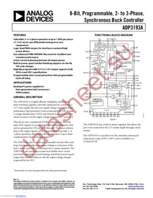 ADP3193AJCPZ-RL datasheet  