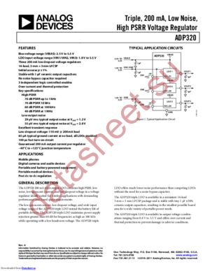 ADP320 datasheet  