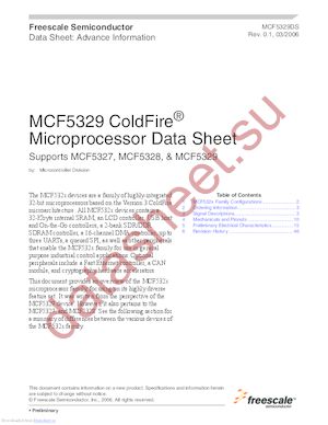 MCF5328 datasheet  