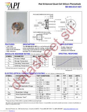 SD085-23-21-021 datasheet  