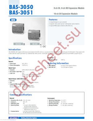 BAS-3050 datasheet  