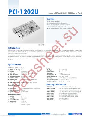 PCL-10150M-2 datasheet  