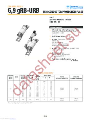 6,9GRB17/55 datasheet  