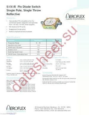 S1X1R-RC datasheet  