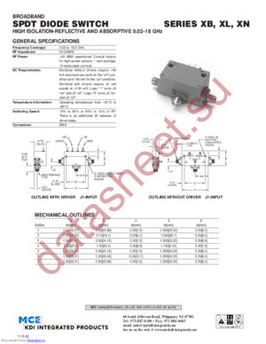 XB-79-HA datasheet  