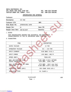 AFB03512HA-AF00 datasheet  