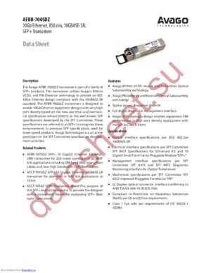 AFBR-703SDZ datasheet  