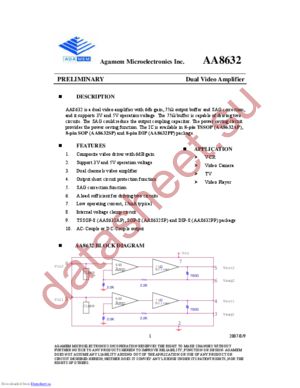 AA8632 datasheet  