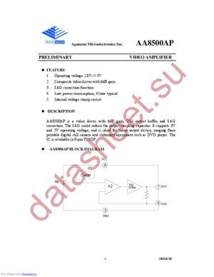 AA8500AP datasheet  