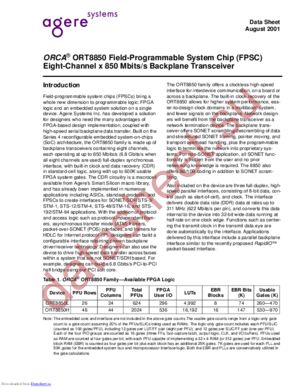 ORT8850L datasheet  