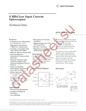 HCPL-0300-XXXE datasheet  