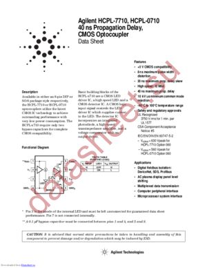 HCPL7710-300E datasheet  