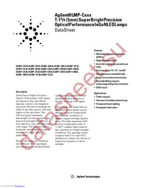 HLMP-CB38-QRADD. datasheet  