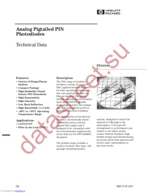 PPA1052 datasheet  