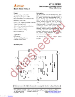 AT1312AX-GRE datasheet  