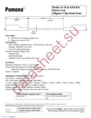 AL-B-72-7 datasheet  