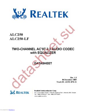 ALC250 datasheet  