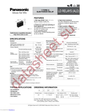 ALD124W datasheet  