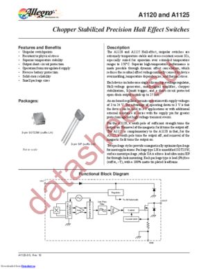 A1120LUA-T datasheet  