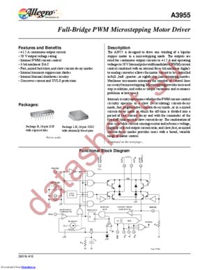 A3955SLBTR-T datasheet  