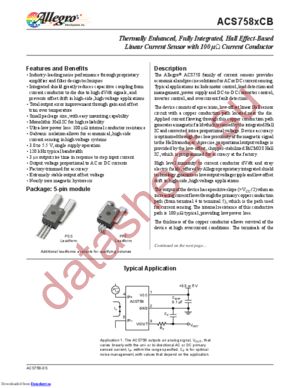 ACS758KCB-150B-PSS-T datasheet  