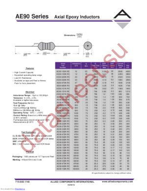 AE90-272K-RC datasheet  