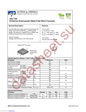 AOL1432_08 datasheet  