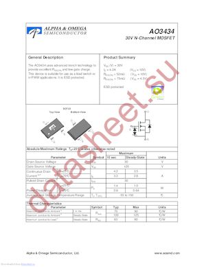 AO3434_10 datasheet  