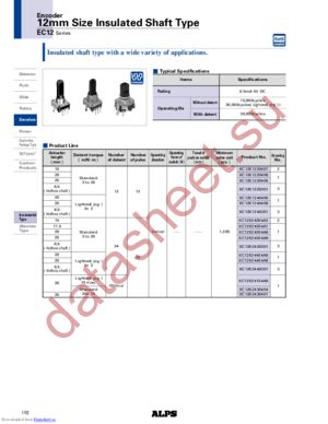 EC12E1240301 datasheet  