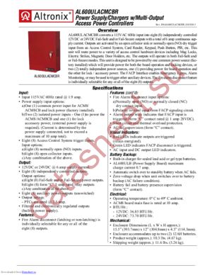 AL600ULACMCBR datasheet  