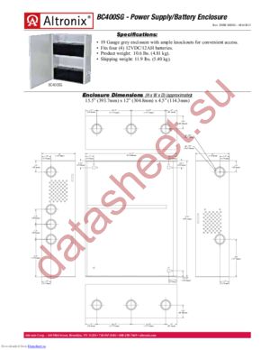 BC400SG datasheet  