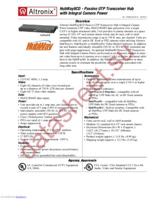 HubWay8CD datasheet  