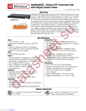 HubWay8CDS datasheet  