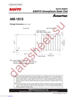 AM-1815 datasheet  
