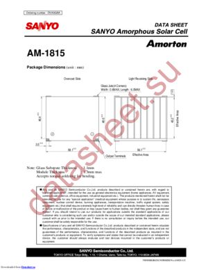 AM-1815CA-SCE datasheet  