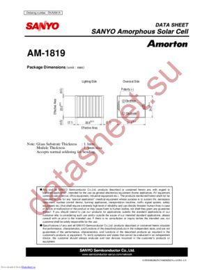 AM-1819 datasheet  