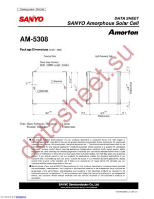 AM-5308 datasheet  