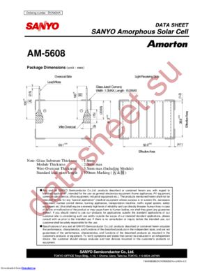 AM-5608CAR-SCE datasheet  