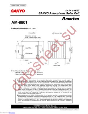 AM-8801 datasheet  