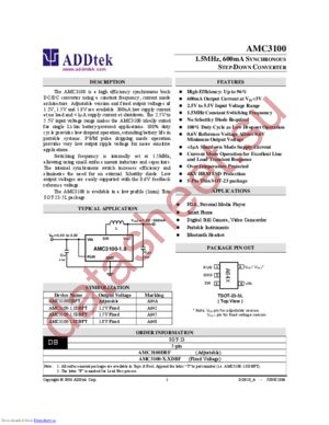 amc3100 datasheet  