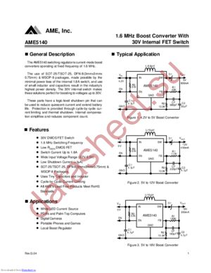 ame5140 datasheet  