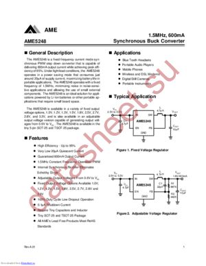 ame5248-aevadjl datasheet  