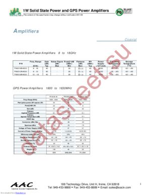 PA8012N4030 datasheet  