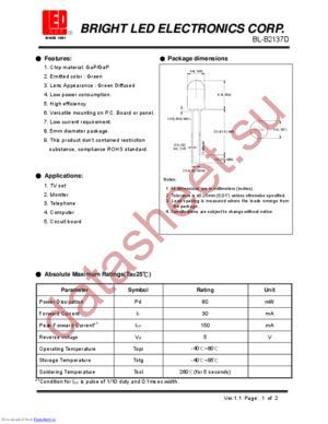 BL-B2134 datasheet  