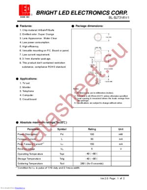 BL-BJ73V4V-3 datasheet  