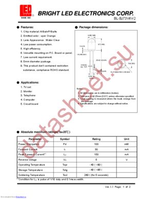 BL-BJ73V4V-2 datasheet  