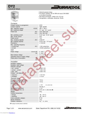 DY2-1012-26-1012-LD datasheet  