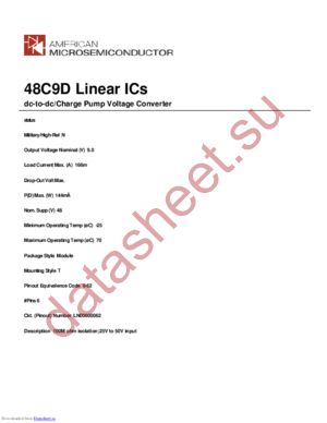 48C9D datasheet  