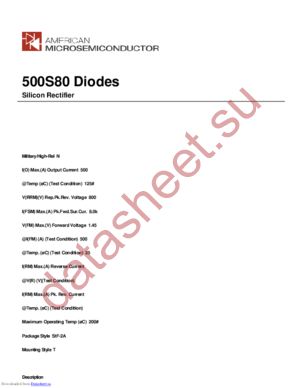500S80 datasheet  